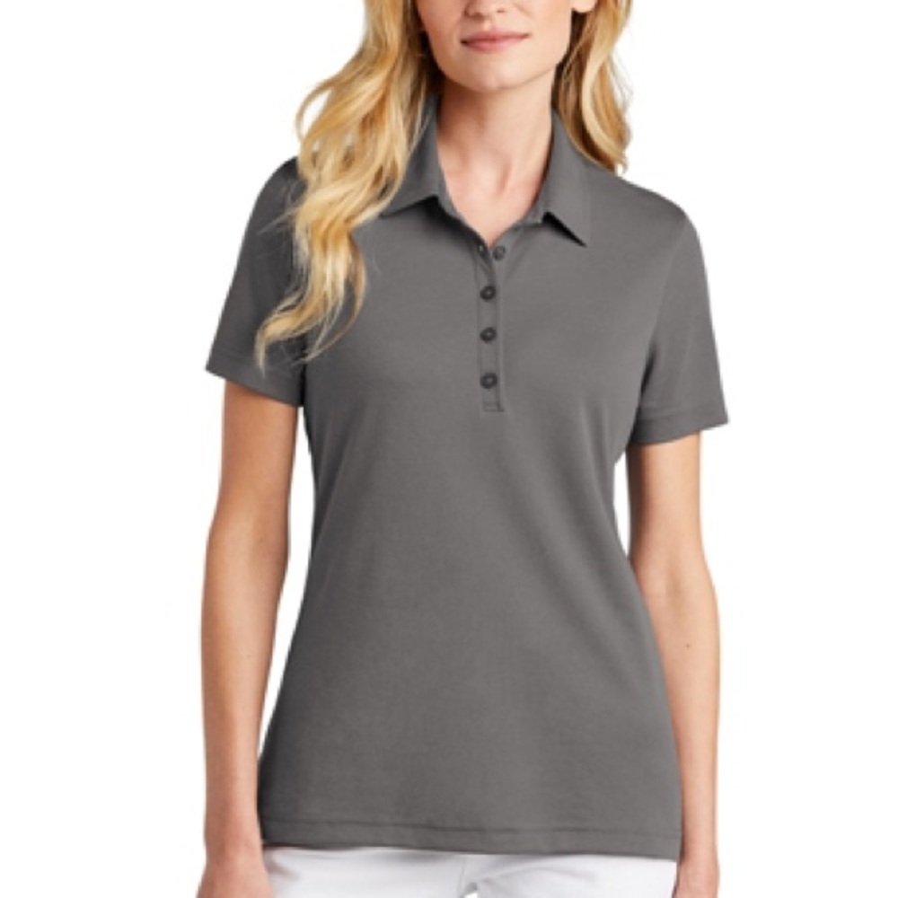 TRAVISMATHEW - LADIES OCEANSIDE SOLID POLO. TM1WW001 in Quiet Shade Grey NWT
